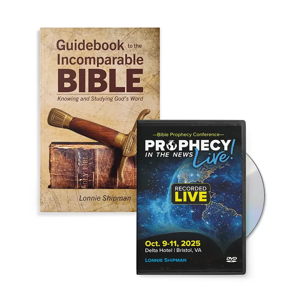 Guidebook to the Bible Collection with book and Prophecy in the News Live conference DVD by Lonnie Shipman