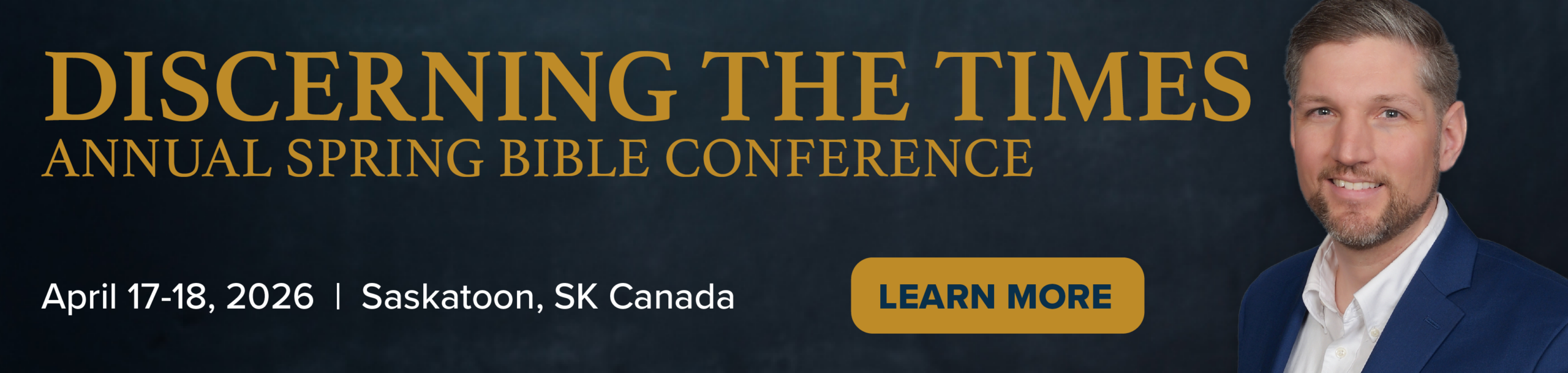 Josh Davis at Discerning the Times Annual Spring Bible Conference Canada