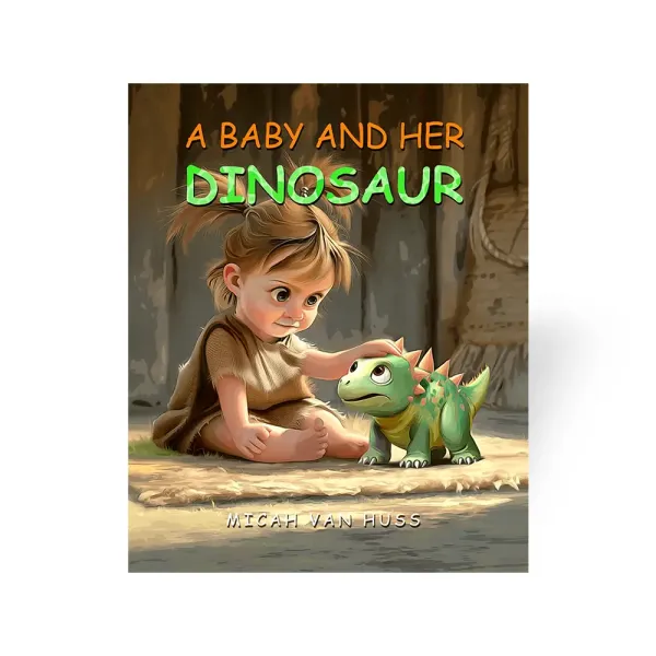 A Baby and Her Dinosaur children's book by Micah Van Huss