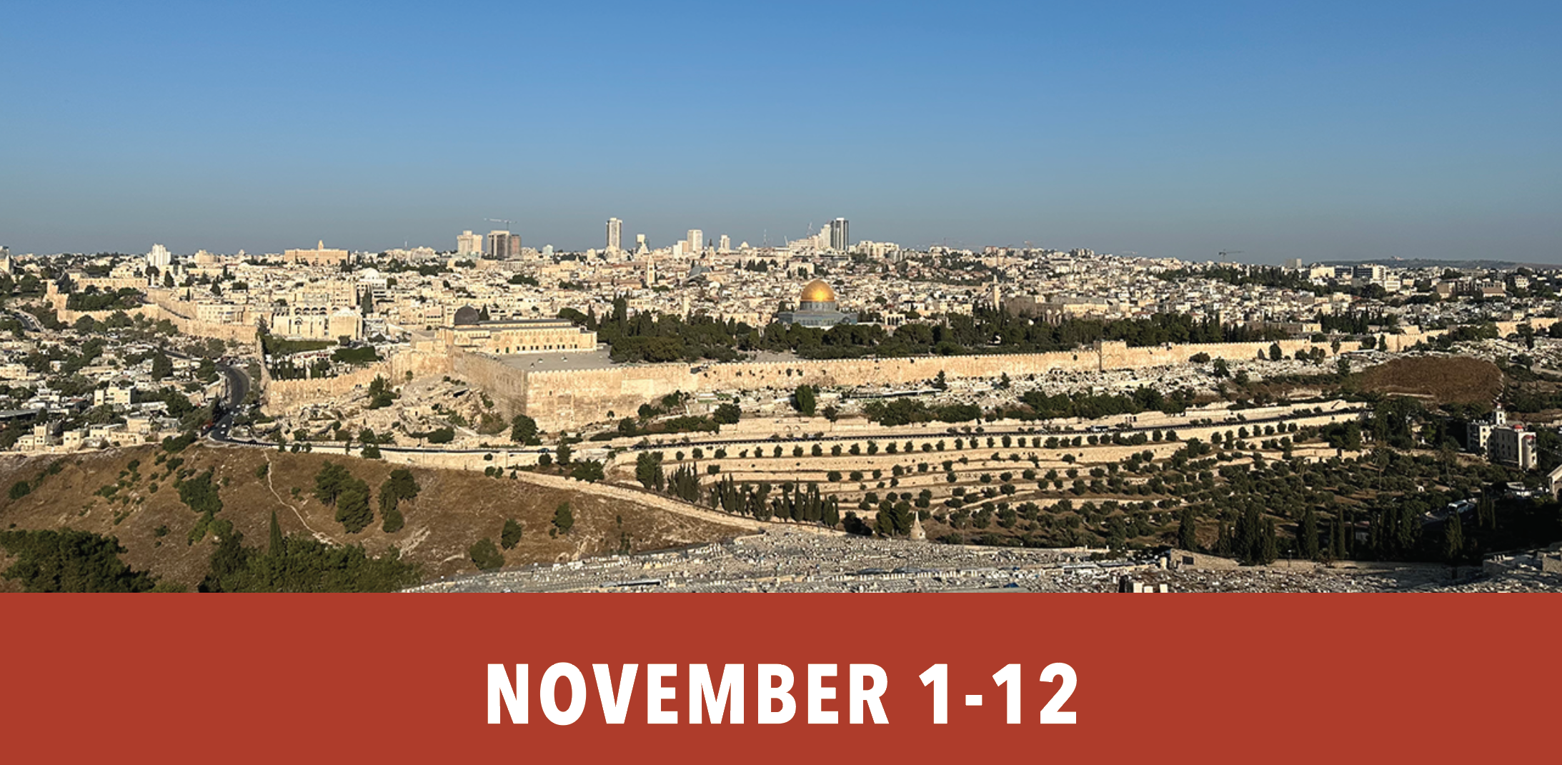 2026 Prophecy in the News Israel Tour with Josh Davis November 1-12