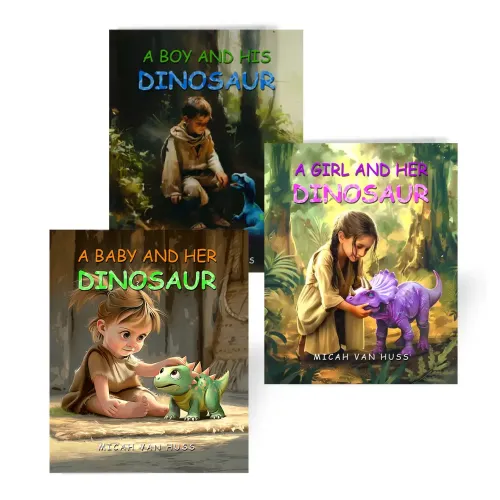 Kids and Their Dinosaurs Collection children's books by Micah Van Huss