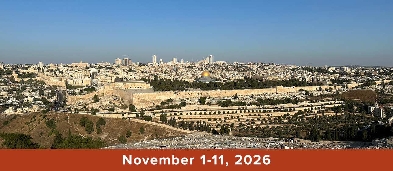 2026 Israel Tour with Josh Davis