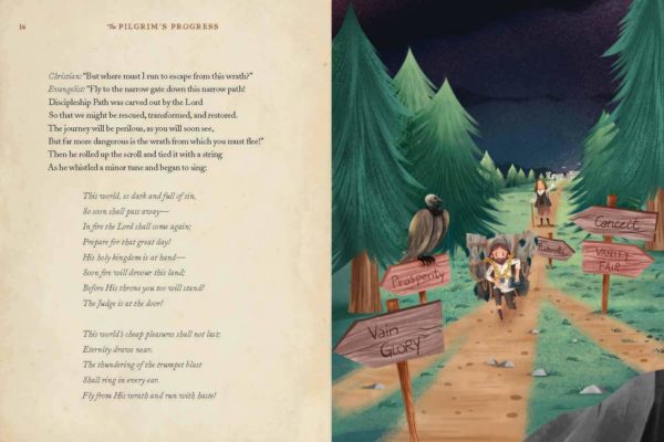 The Pilgrim's Progress : A Poetic Retelling of John Bunyan’s Classic Tale Hardcover – Illustrated - Image 2