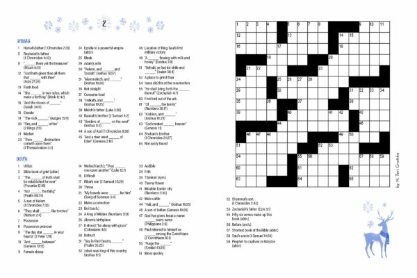 Wonderful Winter Bible Crosswords: 99 Puzzles! - Image 3