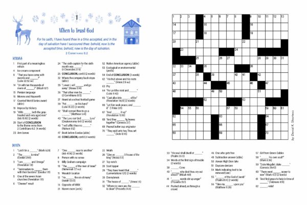 Wonderful Winter Bible Crosswords: 99 Puzzles! - Image 2