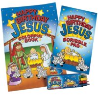 Happy Birthday Jesus! Coloring Set